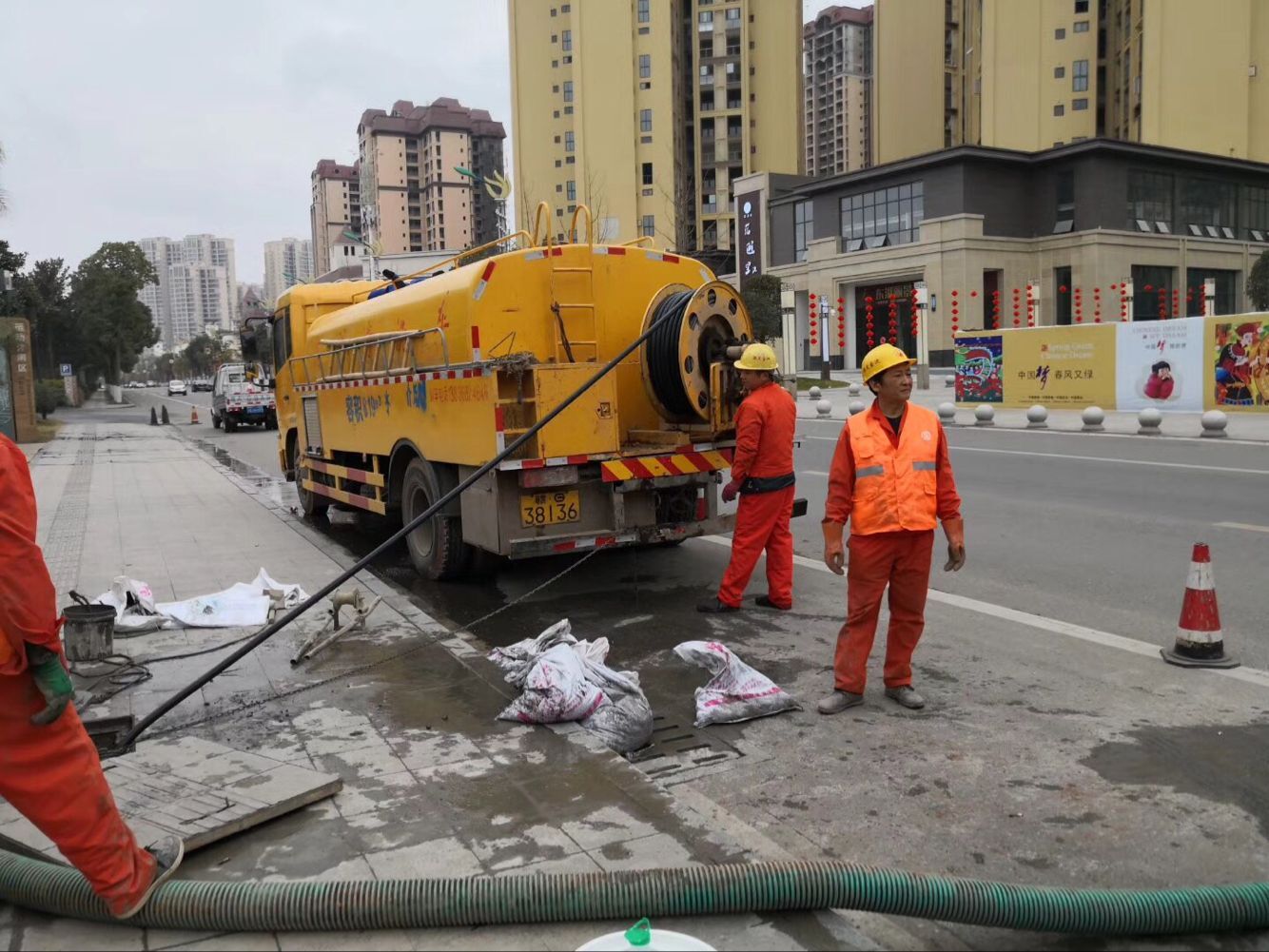 林西排污管道清淤-管道清洗